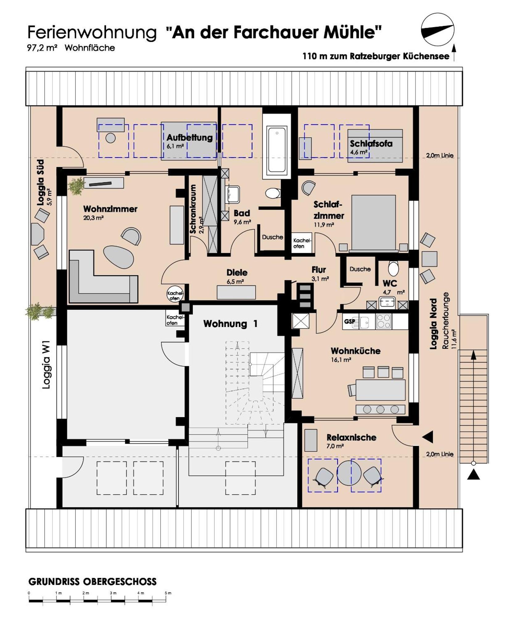 Ferienwohnung An Der Farchauer Muehle Schmilau Екстер'єр фото